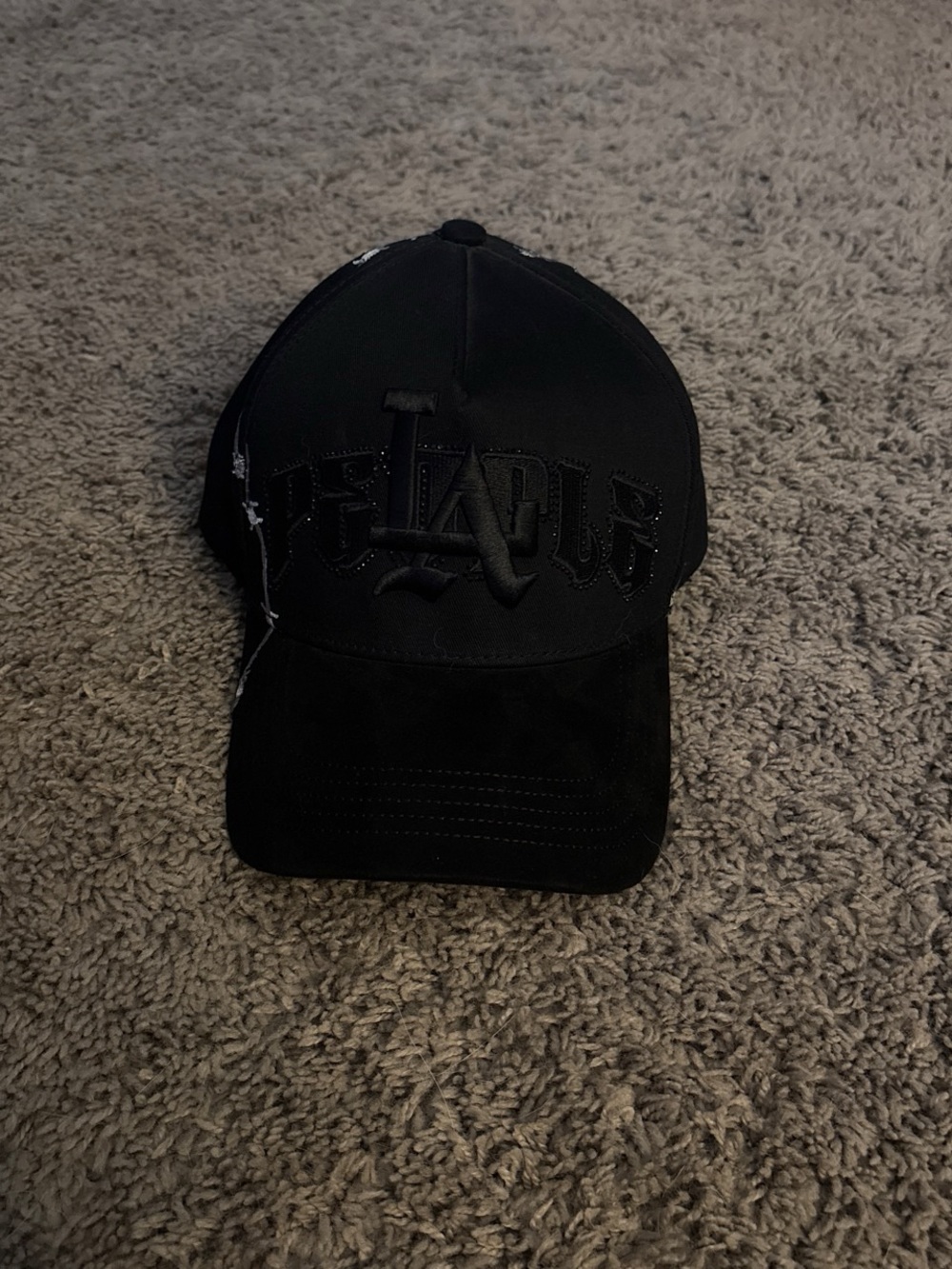 thirty-one Black Embossed LA Baseball Cap